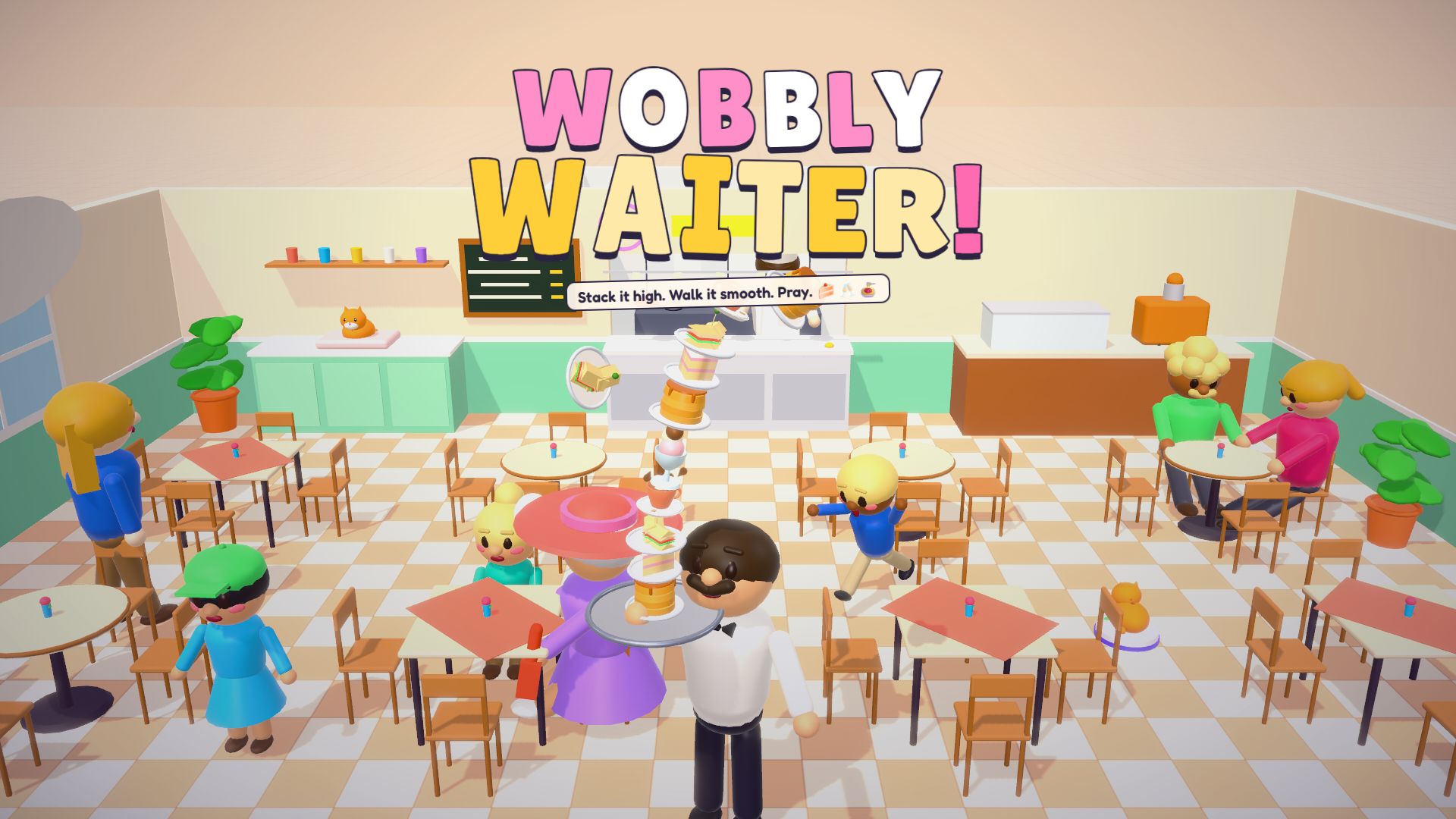 Wobbly Waiter! gameplay
