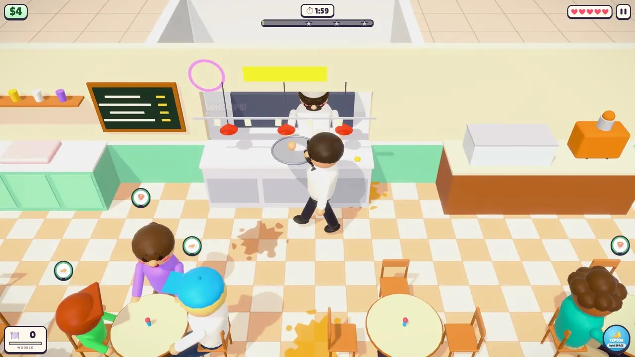 Wobbly Waiter! screenshot 1